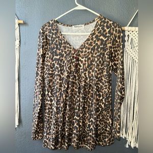 Leopard shirt long sleeve